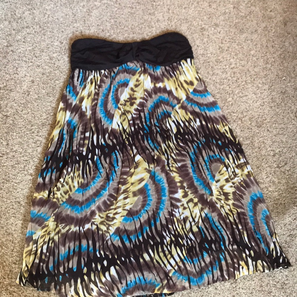 Strapless dress